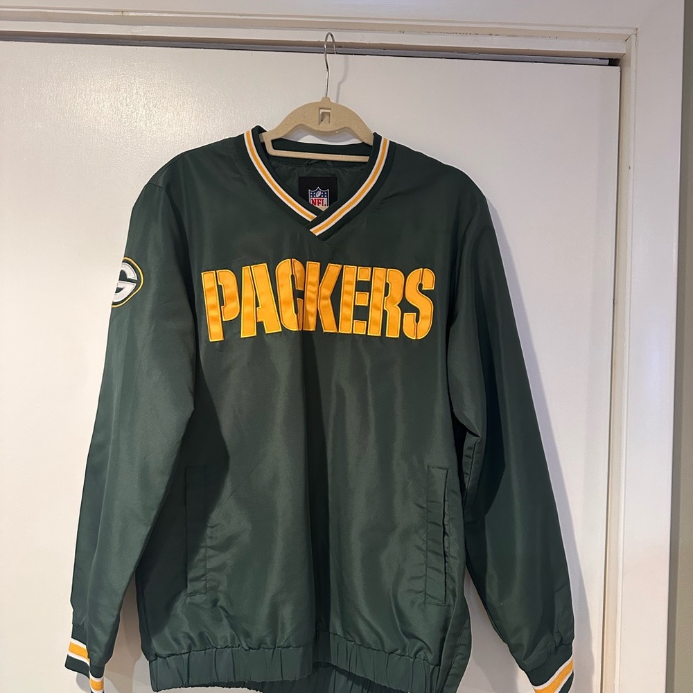NFL Green Jacket with Logo Patch